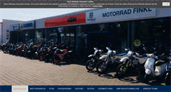 Desktop Screenshot of motorrad-finkl.de